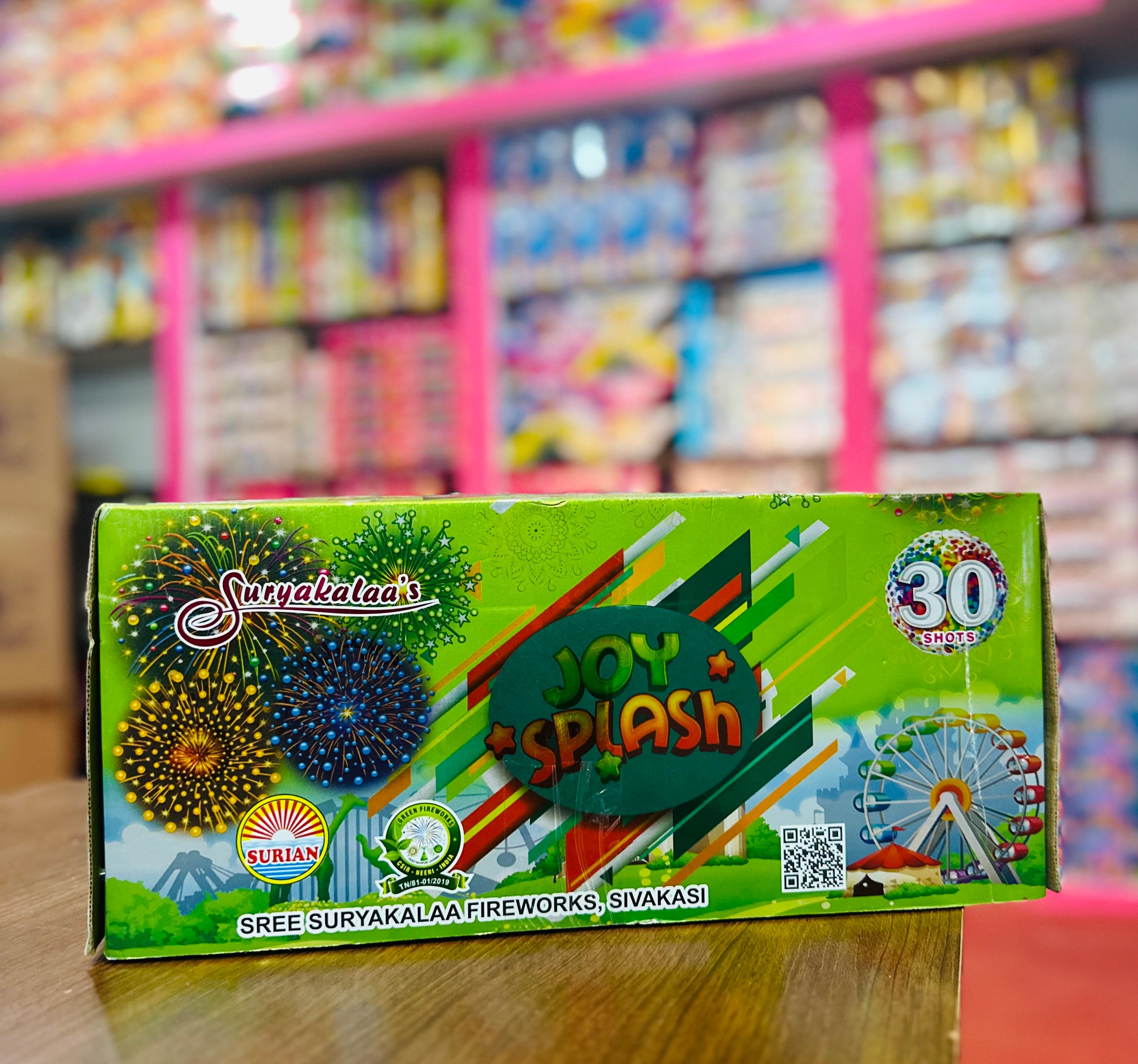 30 SHOTS MULTICOLOUR CRACKLING SPECIAL